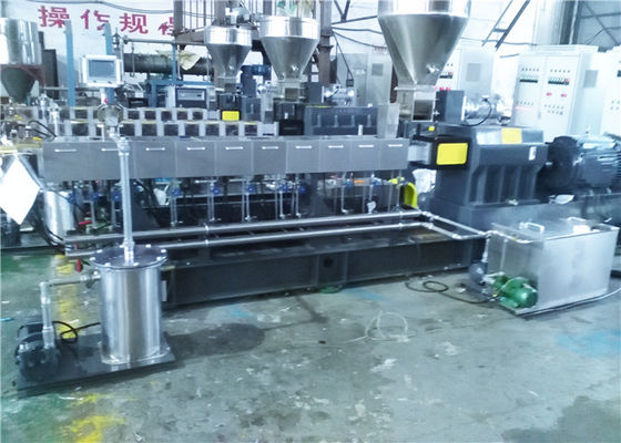 چین اکسترودر پلاستیک پیچ دوقلو Torque Torque 400kg / hr، ماشین اکستروژن فیلم پلاستیکی تامین کننده